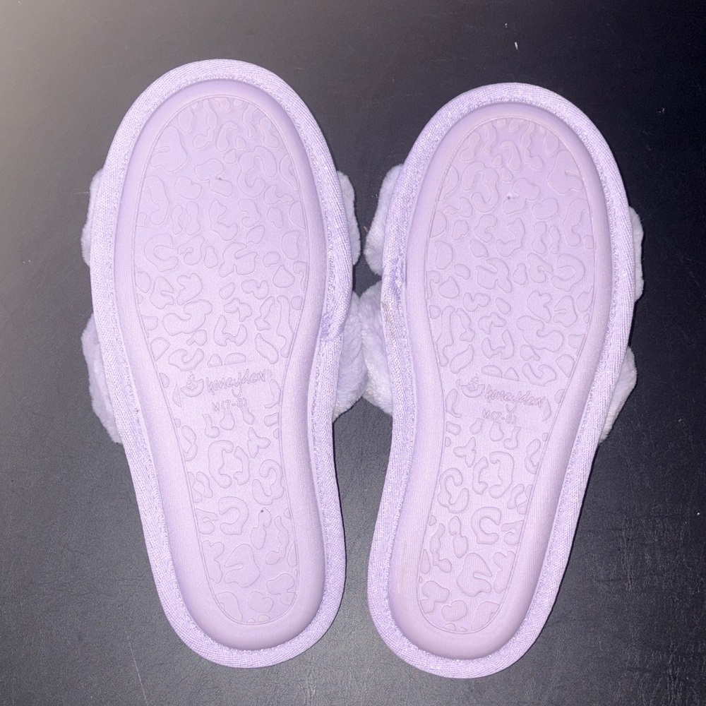 Honeydew Intimates Lavender Slippers - Picture 4 of 5